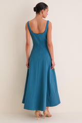 Mallard Peony Embroidered Full Dress