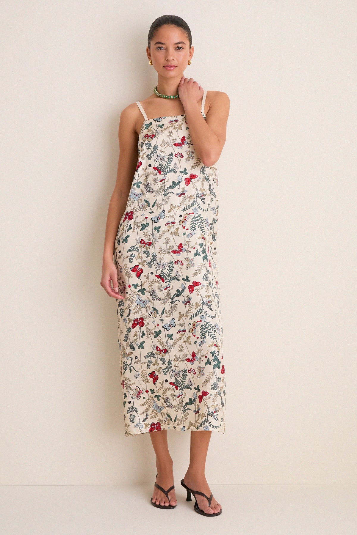 Floating Butterfly Sundrift Slip Dress