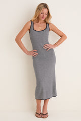 Navy Stripe Ranie Sweater Dress
