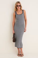 Navy Stripe Ranie Sweater Dress