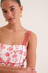 Poppy Trellis Floral Cordelia Maxi Dress
