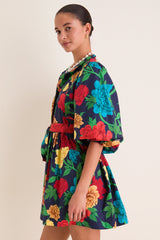 Queen Peony Mini Portofino Dress