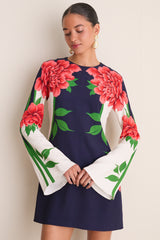 Queen Peony Placee Mini Supremes Swing Dress