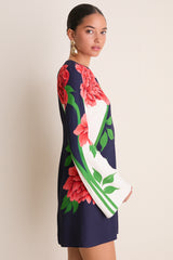 Queen Peony Placee Mini Supremes Swing Dress
