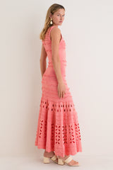 Coral Peony Lakshmi Dress