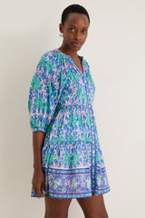 Green Navy Clara Mini Dress