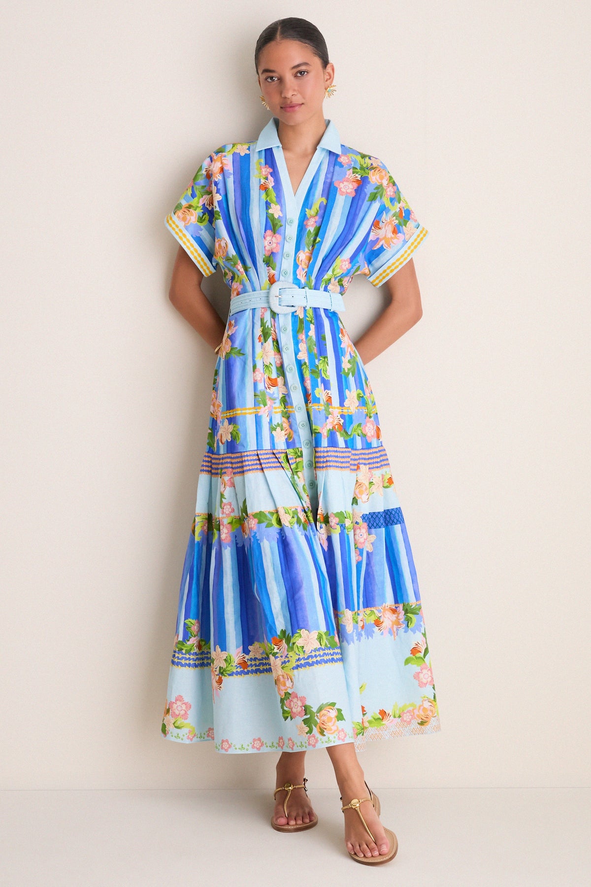 Floral River Riya-B Midi Dress