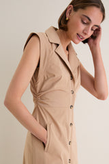 Khaki Orla Dress