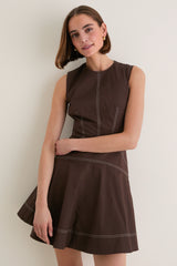 Dark Mocha Mini Karrigan Dress