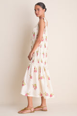 Off White Ellina Strawberry Dot Dress