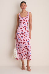 Light Pink Adele Tutu Bloom Silk Dress