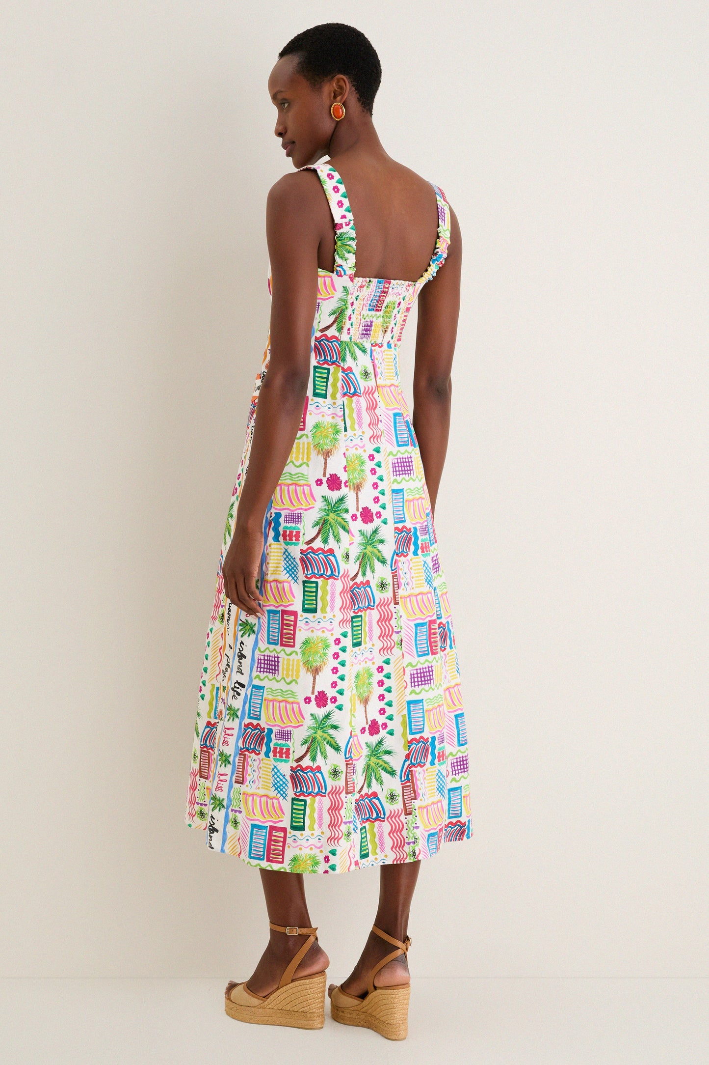 Multi Bunya Dress