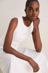 White Harley Waistcoat Dress
