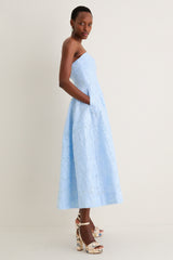 Tidepool Valeria Jacquard Midi Dress