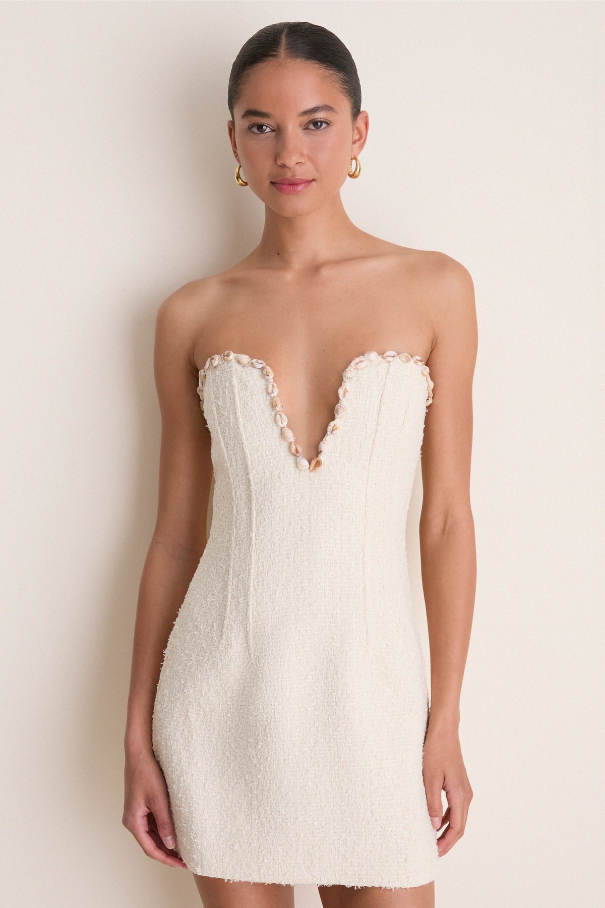 Ecru Rhia Mini Dress