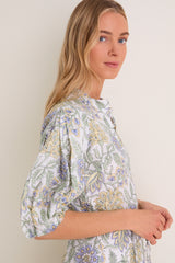 Heritage Lemon Kira Maxi Dress