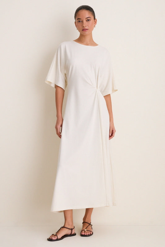 Buttercream Jersey Lisette Midi Dress