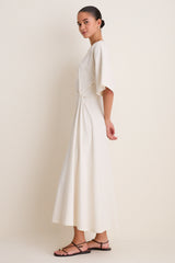 Buttercream Jersey Lisette Midi Dress