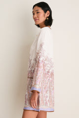 Cream Paisley Alchemy Tunic Dress