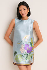 Ice Blue Alfie Mini Dress