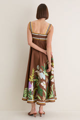 Chocolate Alfie Twist Sundress