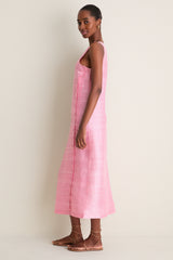 Petal Pink Palmo Midi Dress
