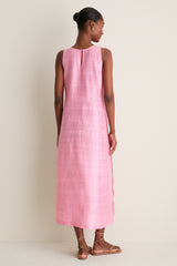 Petal Pink Palmo Midi Dress