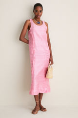Petal Pink Palmo Midi Dress