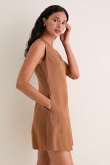 Light Chestnut Wade Mini Dress