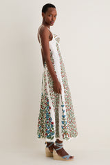 Fruit Beauty Off-White Maxi Dress