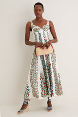 Fruit Beauty Off-White Maxi Dress