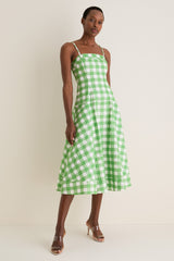 Grass Green Drop Me a Note Dress