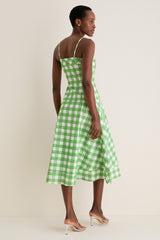 Grass Green Drop Me a Note Dress