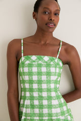 Grass Green Drop Me a Note Dress
