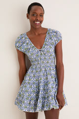 Cornflower Asterid Mini Dress