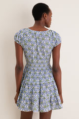 Cornflower Asterid Mini Dress