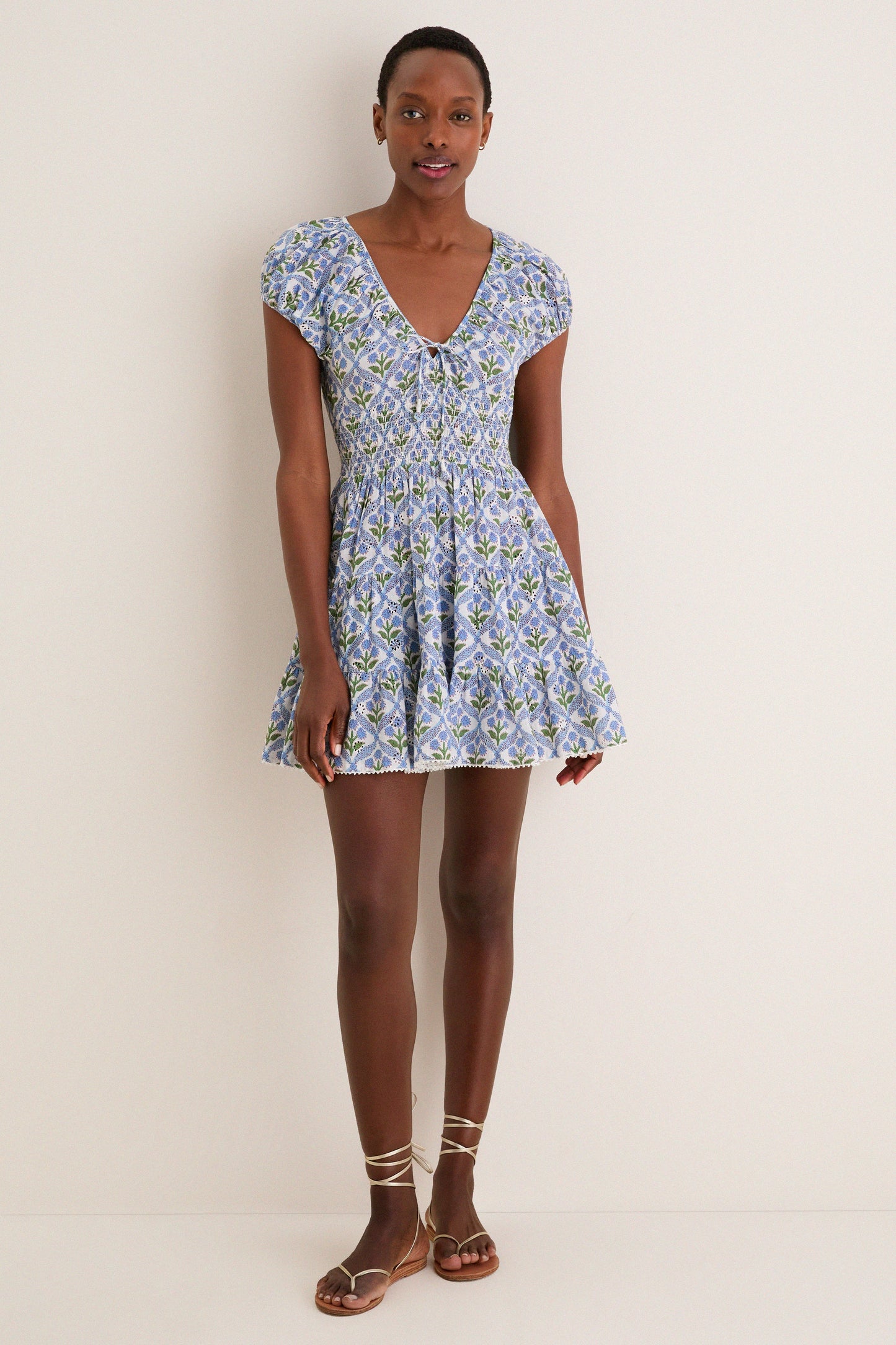 Cornflower Asterid Mini Dress