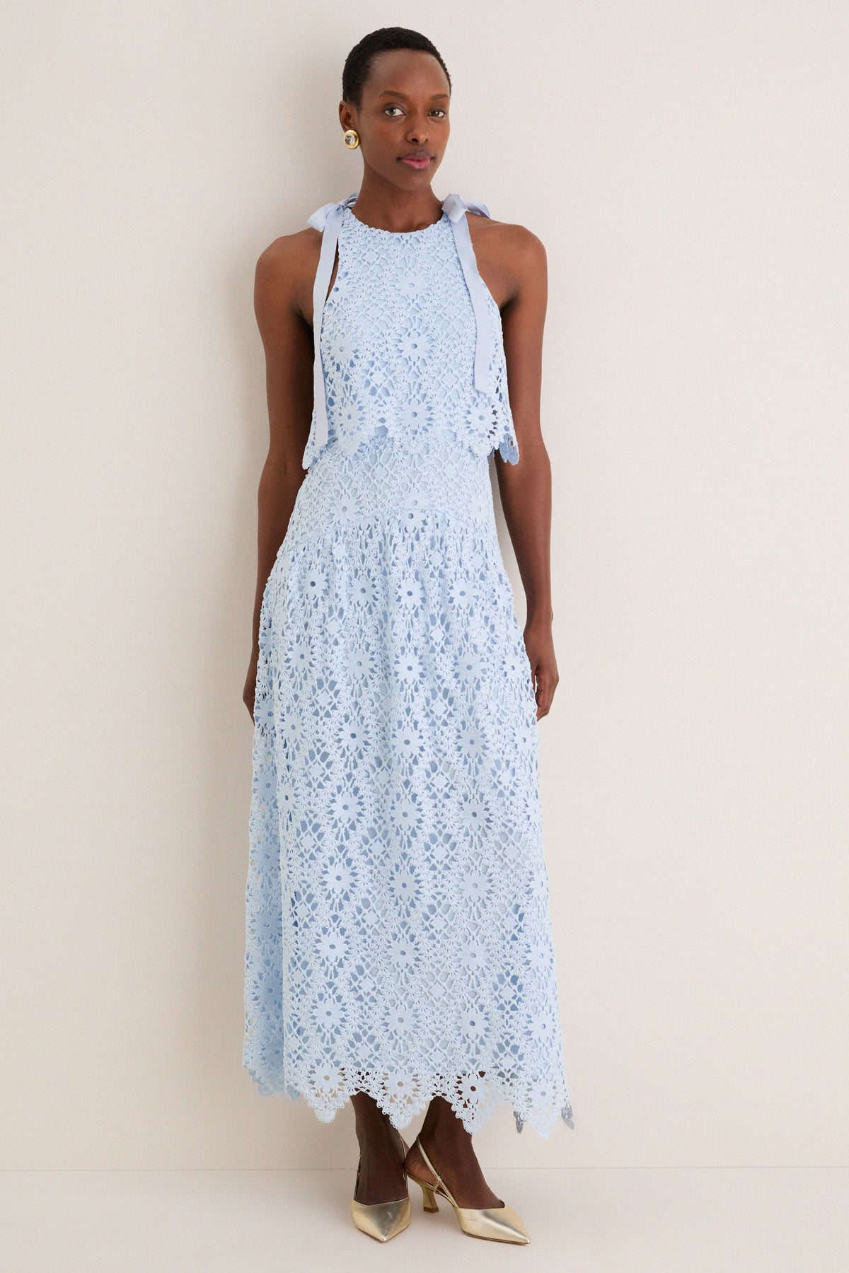 Cornflower Dove Maxi Dress