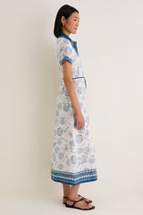Ivory Lucky Shirt Dress