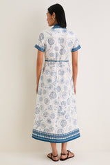 Ivory Lucky Shirt Dress