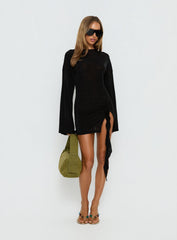 Cosmic Mini Dress Obsidian