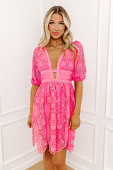 Remarkable Days Mini Dress in Pink