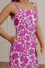 Garden Affair Floral Midi Dress