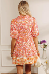 Summer Vogue Floral Mini Dress