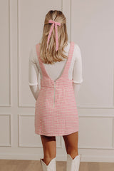 Brunch Voyage Houndstooth Mini Dress