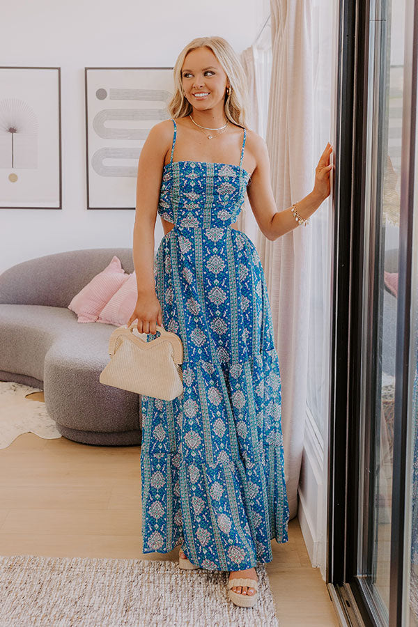 Wildflower Wonder Chiffon Maxi Dress