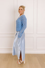 Dreamy Evenings Satin Midi Dress Set