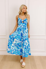 Vacay Chic Floral Midi Dress