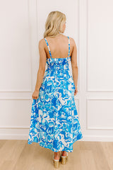 Vacay Chic Floral Midi Dress