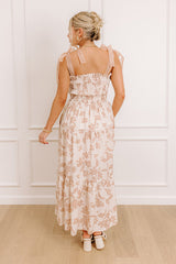 Happy Gatherings Floral Smocked Maxi Dress